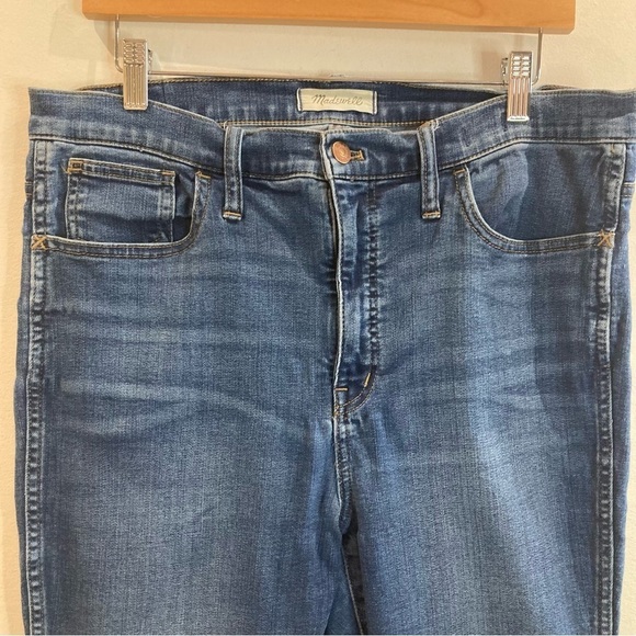 MADEWELL Sz 32 10” Roadtripper Mid-Wash Skinny Stretchy Comfort Jeans - Picture 11 of 13
